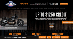 Desktop Screenshot of heritageharley.com